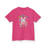 Kids Tee — "Some Bunny Loves Me" Colorful Easter Shirt