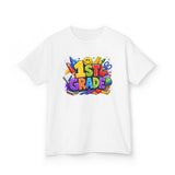 1st Grade Kids T‑Shirt – Colorful Back to School Design