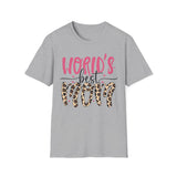 World's Best Mom Animal Print T-Shirt