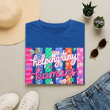 T-Shirt — "Helping Tiny Humans Do Big Things" Colorful Caregiver Tee