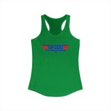 Top Cunt Women's Racerback Tank — Funny Summer Graphic Tank Top