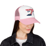 Trump Girl Trucker Hat — Feminine Heel Graphic (Pairs well with Matching Tee)