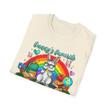Bunny's Favorite Teacher T-Shirt — Colorful Easter Tee for Educators