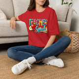 Teacher Squad T-Shirt — Colorful School Apple & Pencil Design for Educators