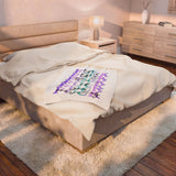 Plush Blanket - 'Fuck Everything' Funny Quote Design