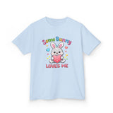 Kids Tee — "Some Bunny Loves Me" Colorful Easter Shirt