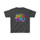 Fourth Grade Kids T‑Shirt — Colorful Back-to-School Tee