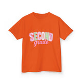 Second Grade Kids T‑Shirt — Cute Pastel Back‑to‑School Tee