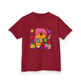 Pre-K Kids T‑Shirt — Cute Donut Pencil School Shirt for Preschoolers