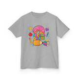 Second Grade Kids T‑Shirt – Cute Donut & School Icons Back-to-School Tee