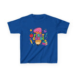 First Grade Kids T‑Shirt — Cute Back to School Pencil & Books Design