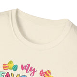 Mommy Shirt — "My Favorite Peeps Call Me Mommy" Easter Animal Print Tee