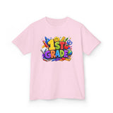 1st Grade Kids T‑Shirt – Colorful Back to School Design