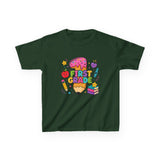 First Grade Kids T‑Shirt — Cute Back to School Pencil & Books Design