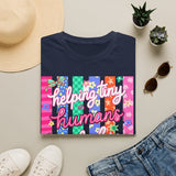 T-Shirt — "Helping Tiny Humans Do Big Things" Colorful Caregiver Tee