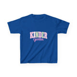 Kindergarten Pink & Green Kids Tee — Back to School Shirt