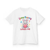 Kids Tee — "Some Bunny Loves Me" Colorful Easter Shirt