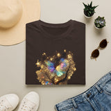 Butterfly Tree T-Shirt — Iridescent Butterfly Magic Graphic Tee - Don't Go Through Life. Grow Through Life