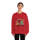 Fall Leaves and Football Crewneck Sweatshirt