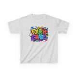 Fourth Grade Kids T‑Shirt — Colorful Back-to-School Tee