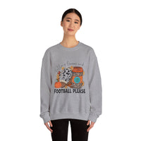 Fall Leaves and Football Crewneck Sweatshirt