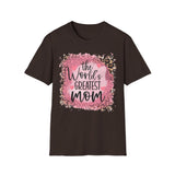 World's Greatest Mom Animal Print T-Shirt
