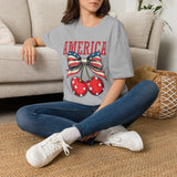 4th of July Cherries T-Shirt — America Patriotic Cherry Graphic Tee
