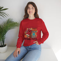 Fall Leaves and Football Crewneck Sweatshirt