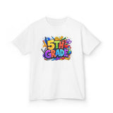 5th Grade Kids T-Shirt — Colorful Back-to-School Graduation Tee