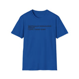Sarcastic 'Emotionally Unavailable? Perfect.' T-Shirt — Anti-Narcissist Tee