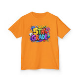 5th Grade Kids T-Shirt — Colorful Back-to-School Graduation Tee