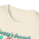 Bunny's Favorite Teacher T-Shirt — Colorful Easter Tee for Educators