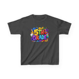 5th Grade Kids T-Shirt — Colorful Back-to-School Graduation Tee
