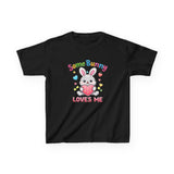 Kids Tee — "Some Bunny Loves Me" Colorful Easter Shirt