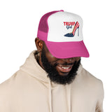 Trump Girl Trucker Hat — Feminine Heel Graphic (Pairs well with Matching Tee)
