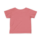 Infant Tee — "Charge It to Daddy" Cute Baby Shirt with Leopard Accent