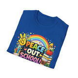 Peace Out School Tee — Personalized Last Day of School Shirt for Teachers