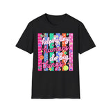 T-Shirt — "Helping Tiny Humans Do Big Things" Colorful Caregiver Tee