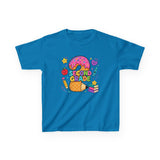 Second Grade Kids T‑Shirt – Cute Donut & School Icons Back-to-School Tee