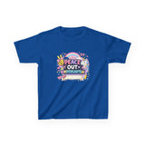 Personalized 'Peace Out Kindergarten' Kids Tee — Custom Name, Multiple Colors
