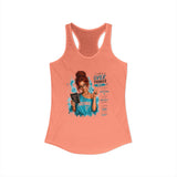 Red Head "Overthinker" Women's Ideal Racerback Tank