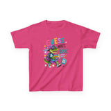 Kids T-Shirt — 'Guess Who's Back' Retro Gamer Dinosaur Graphic Tee