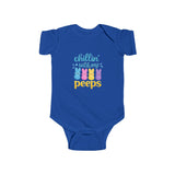 Easter "Chillin' With My Peeps" Infant Bodysuit