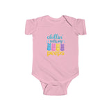 Easter "Chillin' With My Peeps" Infant Bodysuit