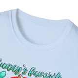 Bunny's Favorite Teacher T-Shirt — Colorful Easter Tee for Educators