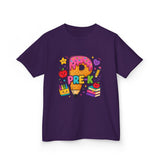 Pre-K Kids T‑Shirt — Cute Donut Pencil School Shirt for Preschoolers