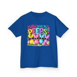 Kids Tee — "Chillin' With My Peeps" Bunny Sunglasses Shirt
