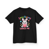 Kids Tee — "Some Bunny Loves Me" Colorful Easter Shirt