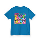 Kids Tee — "Chillin' With My Peeps" Bunny Sunglasses Shirt