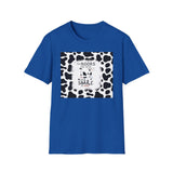 Funny Farmhouse T-Shirt — "The Boobs Are Real, The Smile Is Fake"